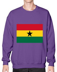 Ghana 768# - world flags- Sweatshirt - Crew