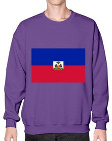 Haiti 802# - world flags- Sweatshirt - Crew