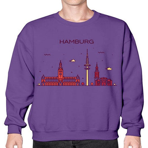Hamburg 807# - cities- Sweatshirt - Crew