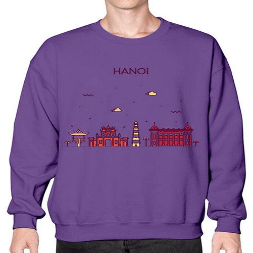 Hanoi 814# - cities- Sweatshirt - Crew