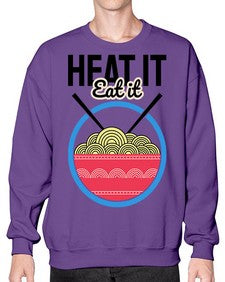 Heat it Eat it 1037# - Ramen- Sweatshirt - Crew