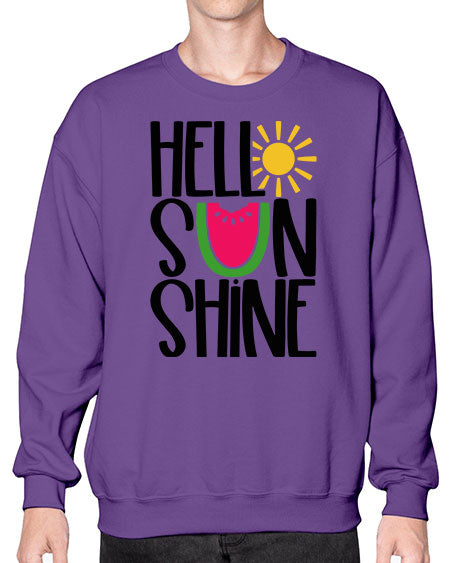 Hello Sunshine Style 37# - summer- Sweatshirt - Crew