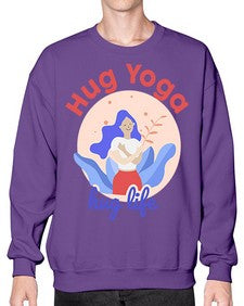 Hug Yoga Hug Life 261# - yoga- Sweatshirt - Crew