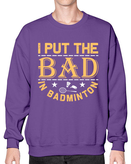 I 1056# - badminton- Sweatshirt - Crew