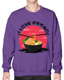 I Love Ramen 1142# - Ramen- Sweatshirt - Crew
