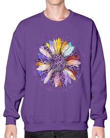 I Will Hold You In My Hear Alzheimer 178# - alzheimers- Sweatshirt - Crew