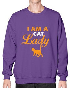 I am a cat lady - cats- Sweatshirt - Crew