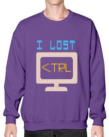 I lost Ctrl 40# - computer- Sweatshirt - Crew