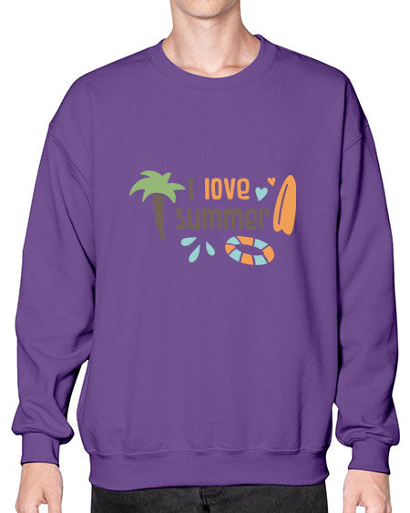 I love summer 91# - summer- Sweatshirt - Crew