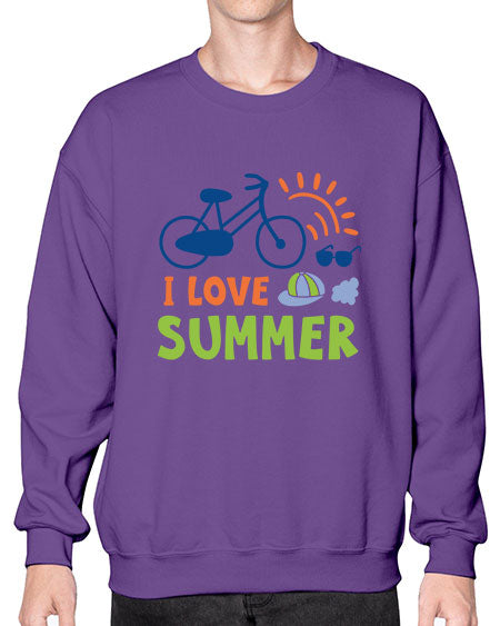 I love summer 92# - summer- Sweatshirt - Crew