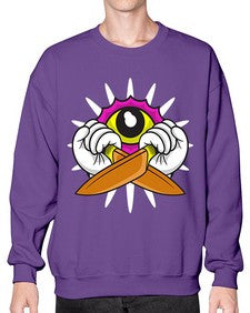 I spy you 140# - cartoon general- Sweatshirt - Crew