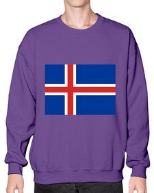 Iceland 921# - world flags- Sweatshirt - Crew