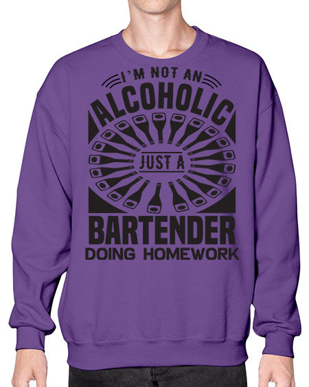 Im not an Style 233# - bartender- Sweatshirt - Crew