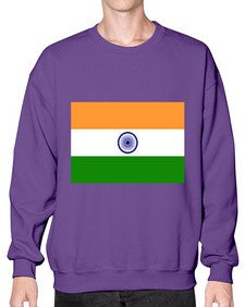 India 937# - world flags- Sweatshirt - Crew