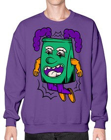 Jumping pouch 146# - cartoon general- Sweatshirt - Crew