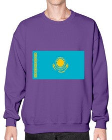 Kazakhstan 1032# - world flags- Sweatshirt - Crew
