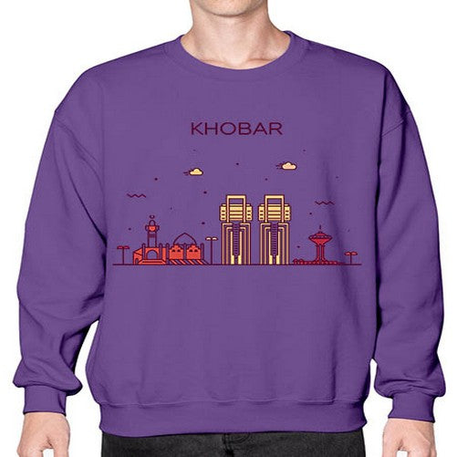 Khobar 1053# - cities- Sweatshirt - Crew