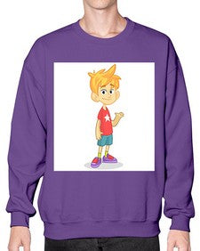 Kid 148# - cartoon general- Sweatshirt - Crew