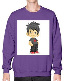 Kid 149# - cartoon general- Sweatshirt - Crew