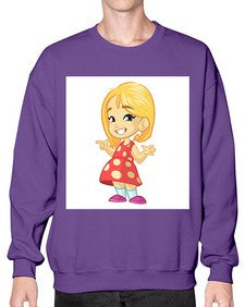 Kid 154# - cartoon general- Sweatshirt - Crew