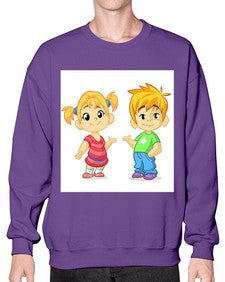 Kid 157# - cartoon general- Sweatshirt - Crew
