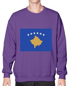 Kosovo 1077# - world flags- Sweatshirt - Crew