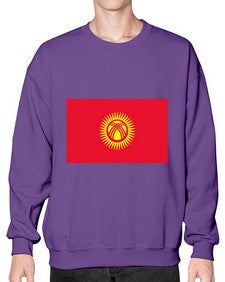 Kyrgyzstan 1103# - world flags- Sweatshirt - Crew