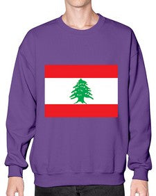 Lebanon 1122# - world flags- Sweatshirt - Crew