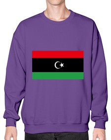 Libya 1132# - world flags- Sweatshirt - Crew