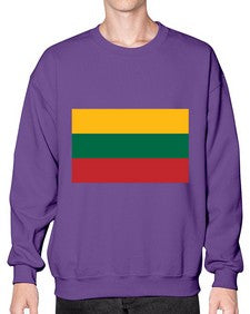 Lithuania 1149# - world flags- Sweatshirt - Crew