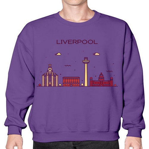 Liverpool 1153# - cities- Sweatshirt - Crew