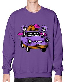 Mad driver 162# - cartoon general- Sweatshirt - Crew