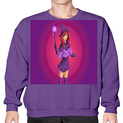 Magician school girl 181# - anime- Sweatshirt - Crew