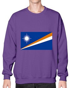 Marshall Islands 1242# - world flags- Sweatshirt - Crew