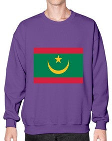 Mauritania 1260# - world flags- Sweatshirt - Crew