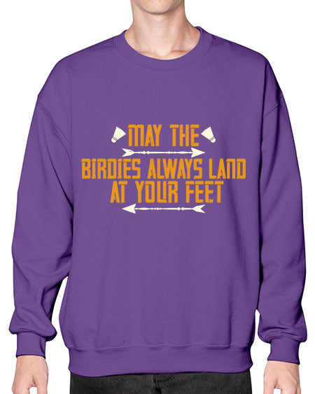 May the birdies always land at your feet 1963# - badminton- Sweatshirt - Crew