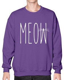 Meoww - cats- Sweatshirt - Crew