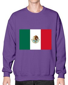 Mexico 1274# - world flags- Sweatshirt - Crew