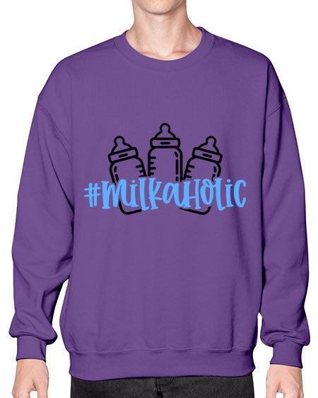 Milkaholic Style 401# - baby- Sweatshirt - Crew