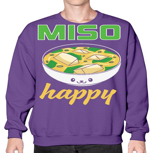 Miso Anime Japanese Food Lover 268# - anime- Sweatshirt - Crew