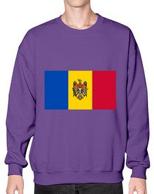 Moldova 1332# - world flags- Sweatshirt - Crew