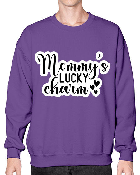 Mommy s Lucky Charm 407# - baby- Sweatshirt - Crew