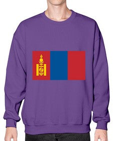 Mongolia 1336# - world flags- Sweatshirt - Crew