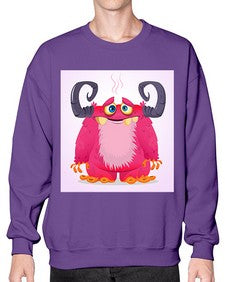 Monster 178# - cartoon animals- Sweatshirt - Crew