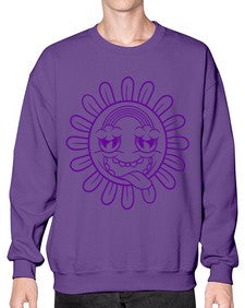 Moody sunflower 184# - cartoon general- Sweatshirt - Crew