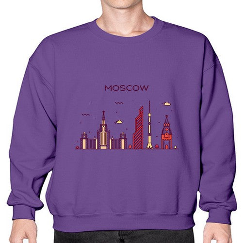 Moscow 1357# - cities- Sweatshirt - Crew
