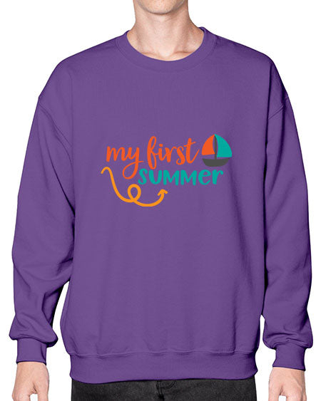 My first summer 89# - summer- Sweatshirt - Crew