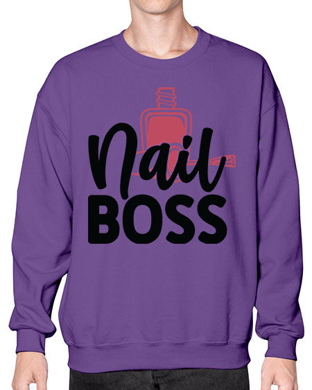 Nail Boss 1122# - nail tech- Sweatshirt - Crew