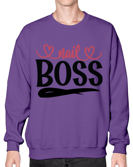 Nail Boss 1123# - nail tech- Sweatshirt - Crew