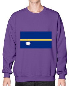 Nauru 1419# - world flags- Sweatshirt - Crew